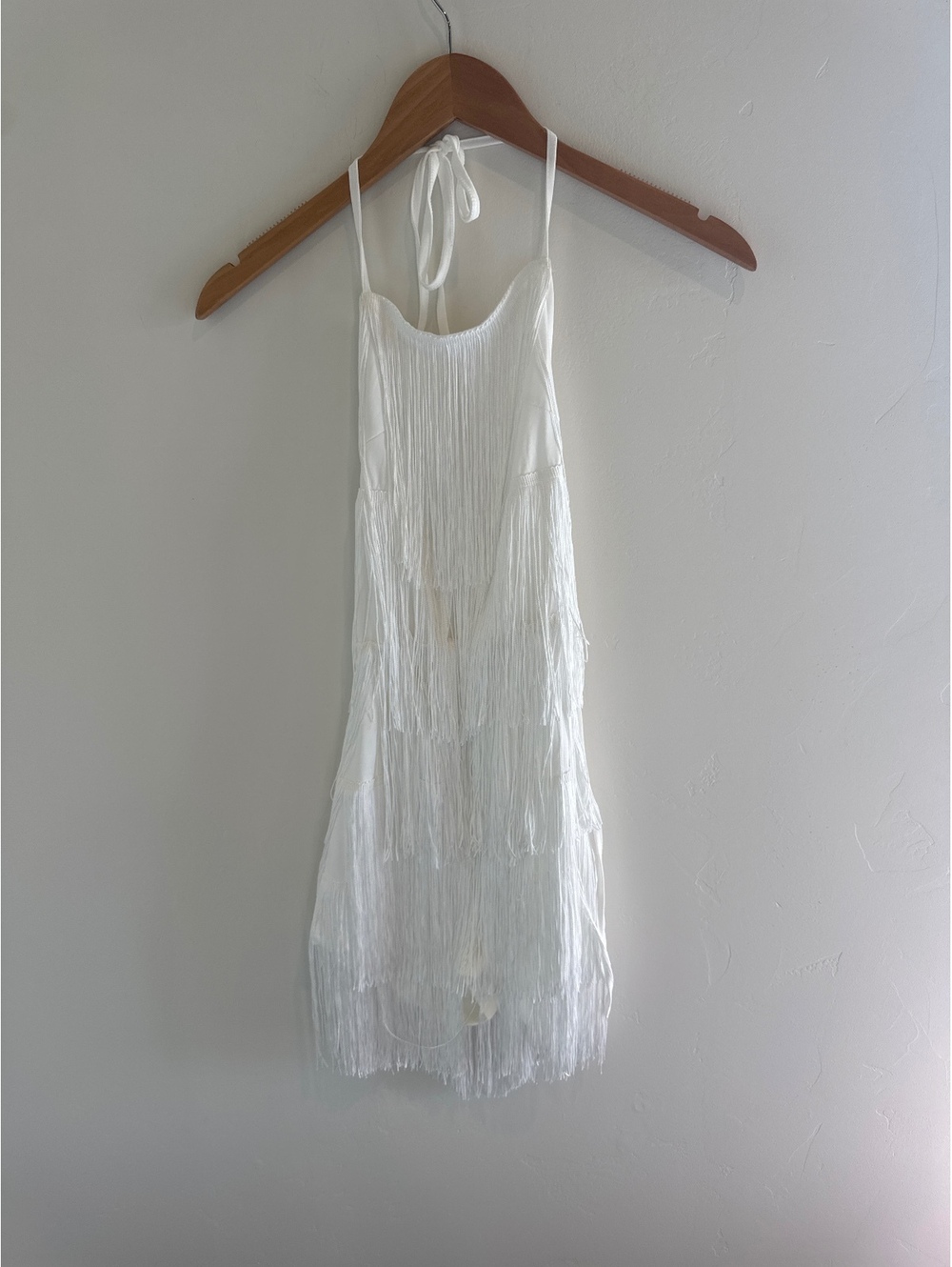 🤍 White Boutique Fringe Romper — Size XS 🤍